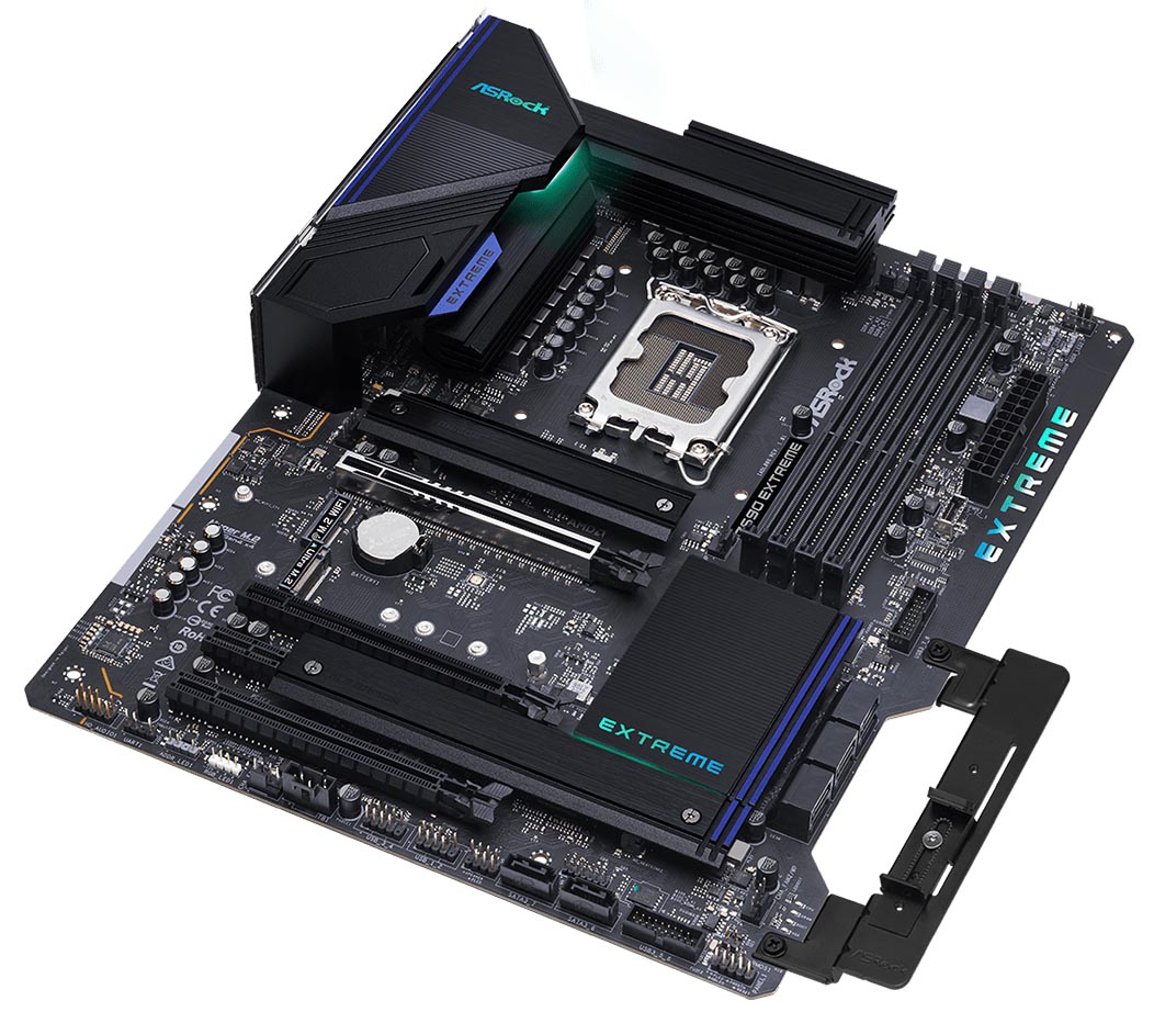 ASRock Z690 Extreme against a white background.