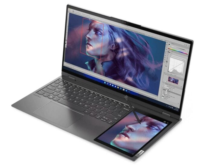 Lenovo dual screen laptop