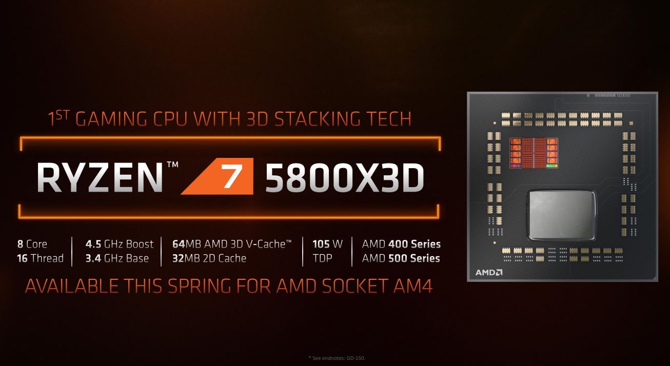 AMD unleashes Ryzen 7 5800X3D, calls it the world's fastest gaming