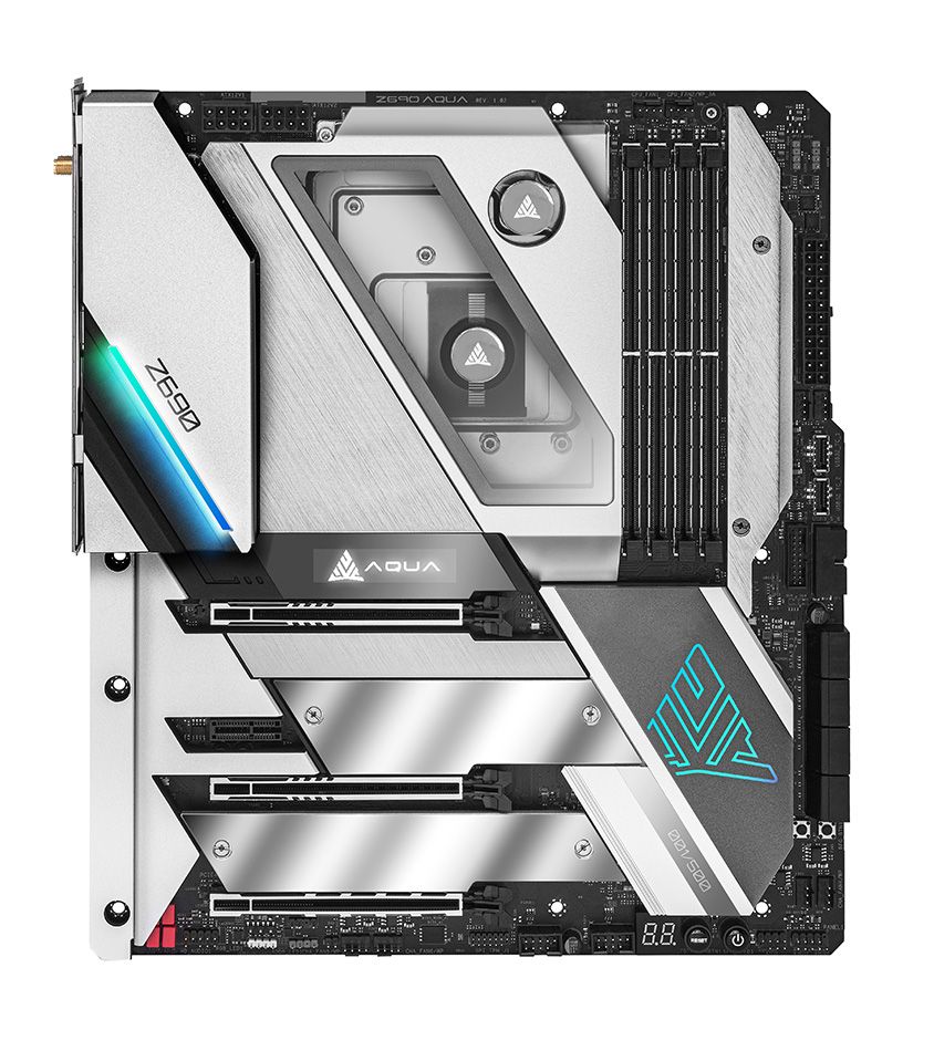 ASRock Z690 AQUA 未使用 ASRock throws kitchen sink at Z690 Aqua motherboard | Club386