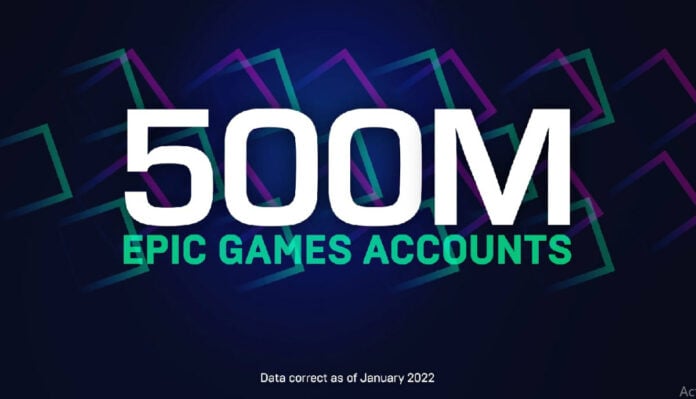 500M Epic Games Accounts