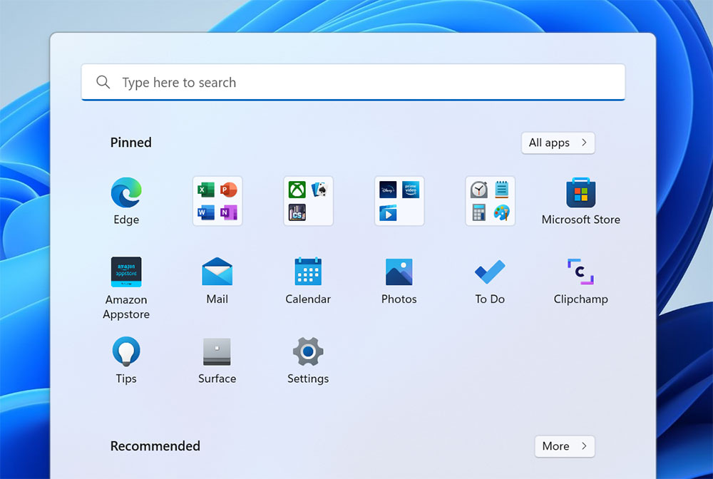 Windows 11 - Curated Folders