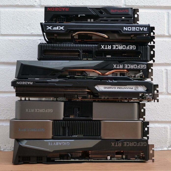 Lots of graphics cards