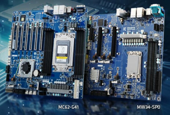 Gigabyte WRX80 and W680 motherboards