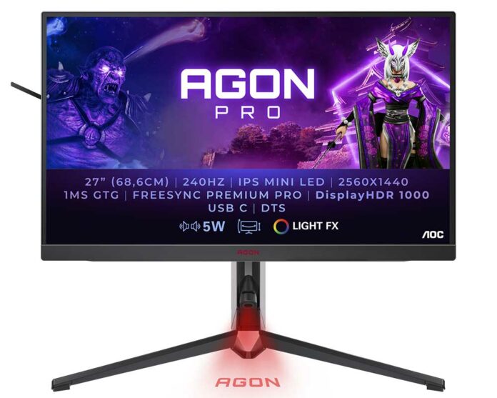 AOC Announce 3 New 27 AGON PRO Gaming Monitors with a Range of