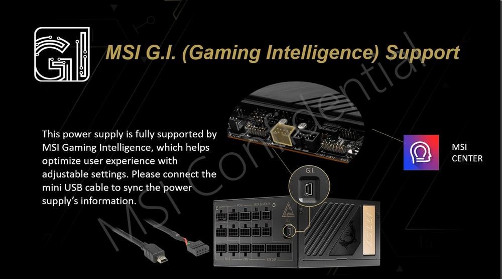 MSI MEG Ai1300P - MSI GI