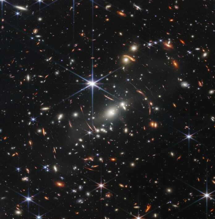 Deep field, taken by Webb’s Near-Infrared Camera