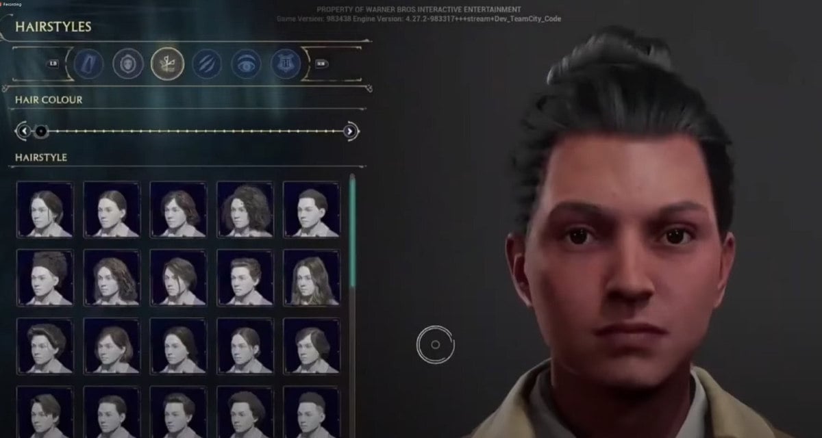 Character Customisation Hair Styles