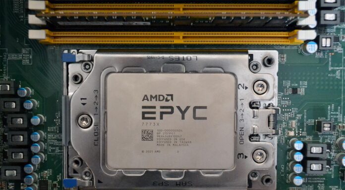 AMD Epyc 7773X Hero