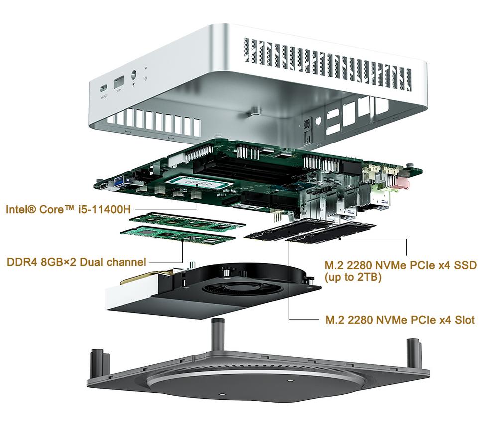 Minisforum TH60 - Inside