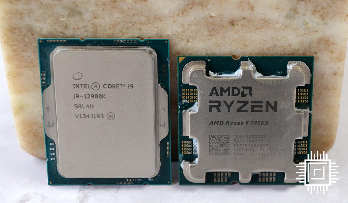 Intel Core i9-12900K & AMD Ryzen 9 7950X