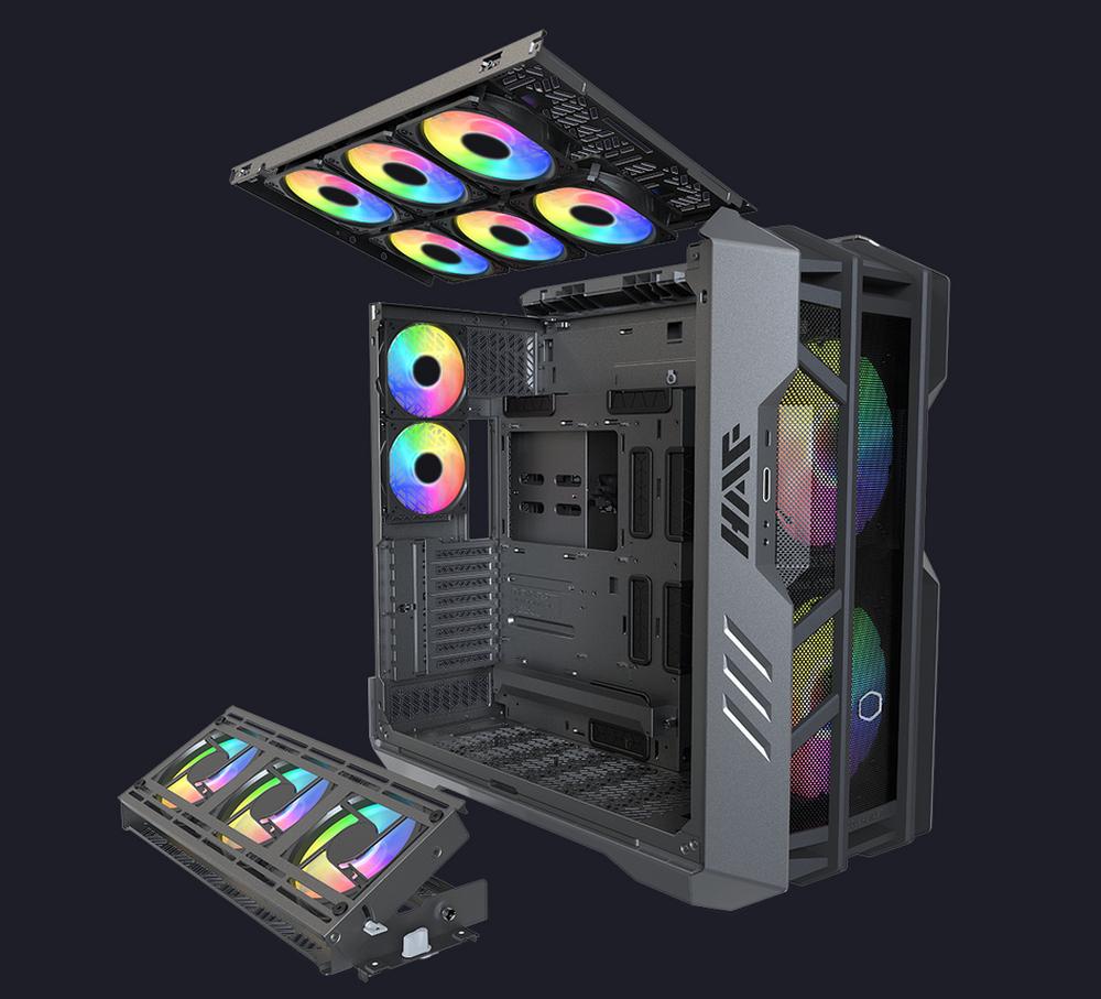 Cooler Master HAF 700 - Fans