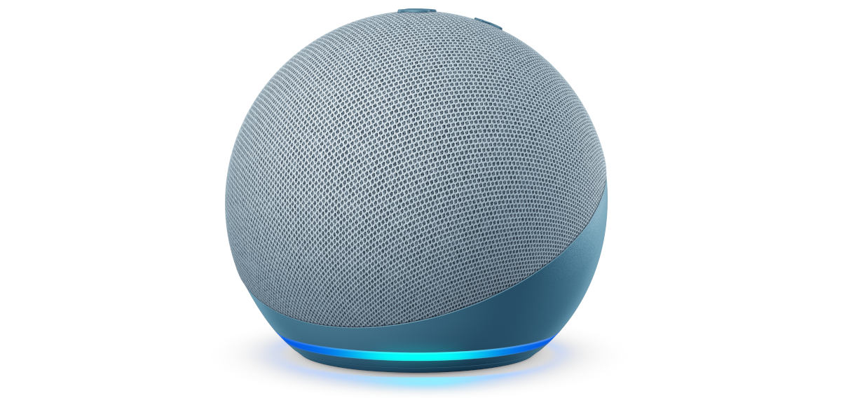 Echo Dot, Twilight Blue, Side