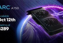 Intel Arc A750 pricing