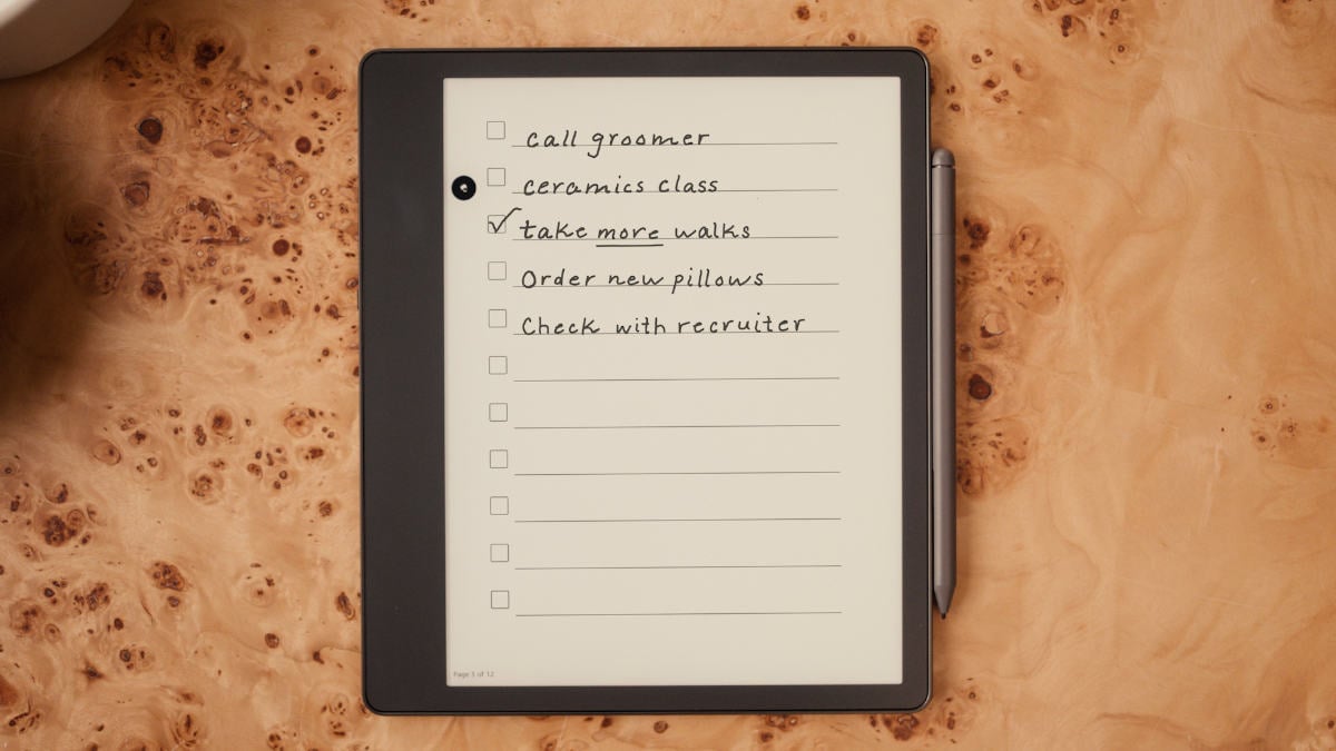 Kindle Scribe To-Do List