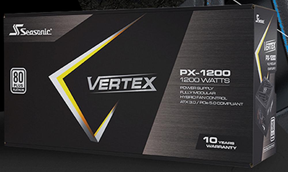 Seasonic Vertex GX-1000-1000W - 80 Gold - ATX 3.0 & PCIe 5.0 Ready - Full-Mo... 4711173877714