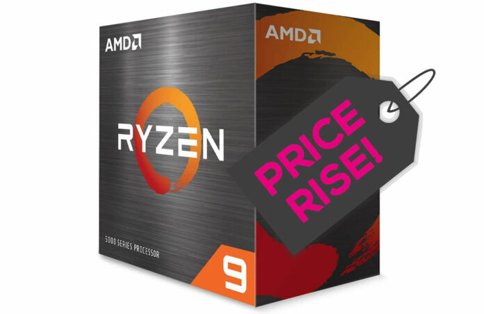 AMD Ryzen 5000 Series - Price Rise