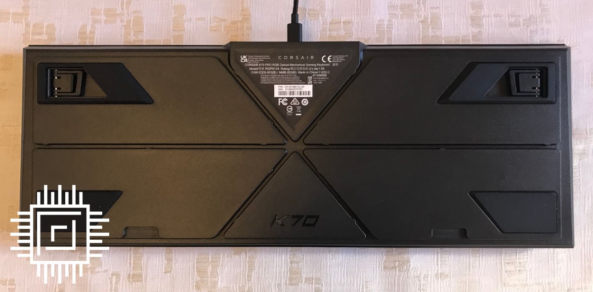 Corsair K70 Pro OPX - Back