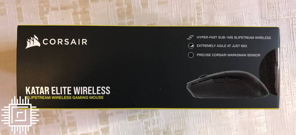 Corsair Katar Elite Wireless - Box Side