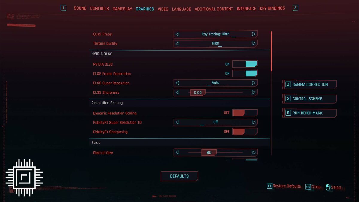 Cyberpunk 2077 - DLSS 3 Settings