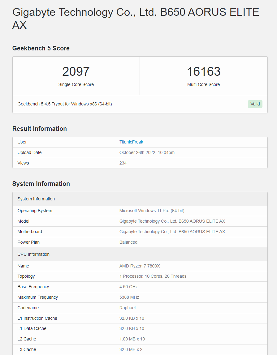 AMD Ryzen 7 7800X allegedly packing 10 cores and 20 threads