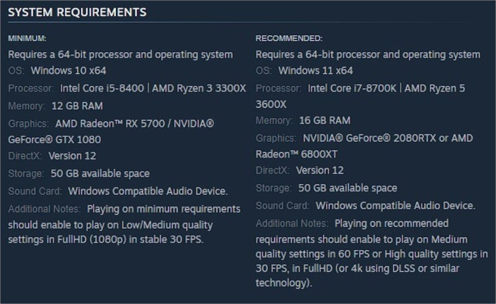 System Requirements