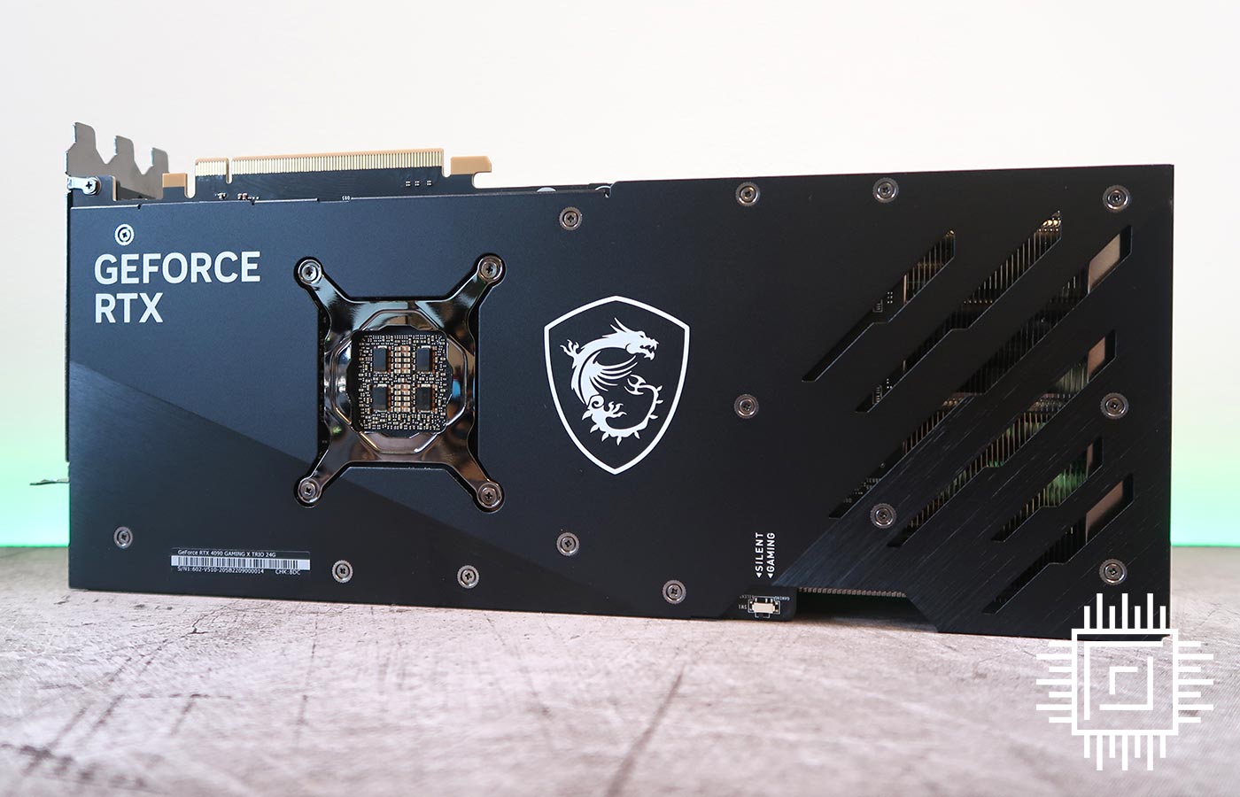 MSI GeForce RTX 4090 Gaming X Trio - Backplate