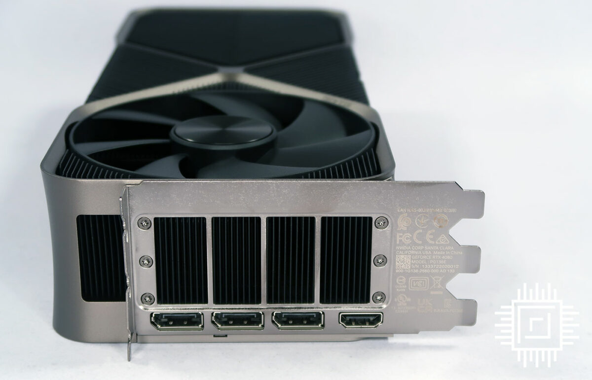GeForce RTX 4080 I/O ports