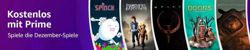 December's 'free' games with  Prime Gaming have been