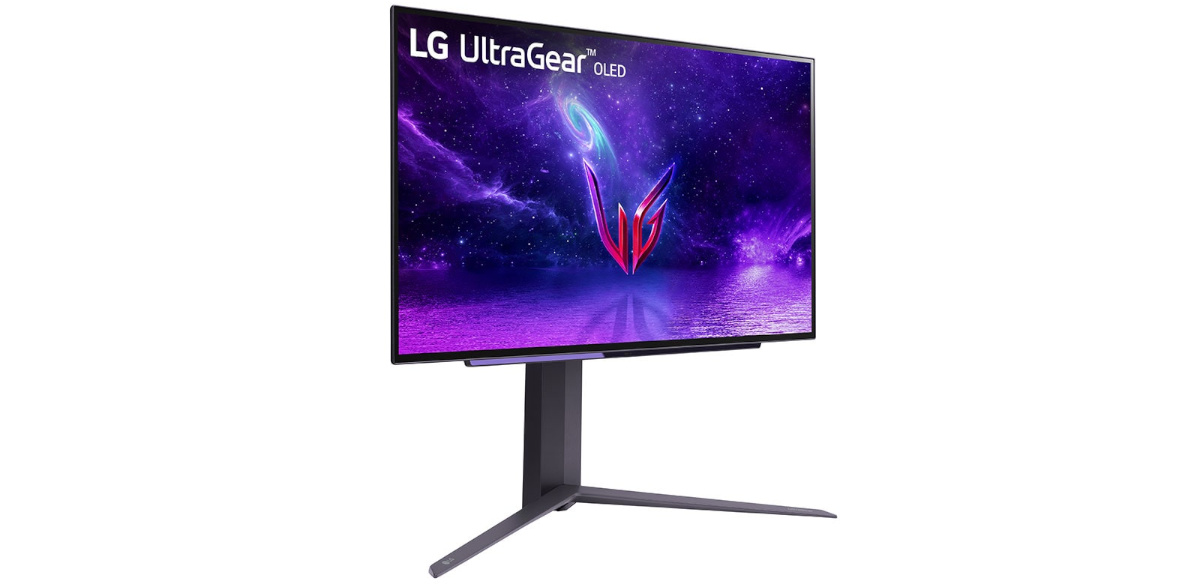 LG UltraGear 27in OLED Slanted