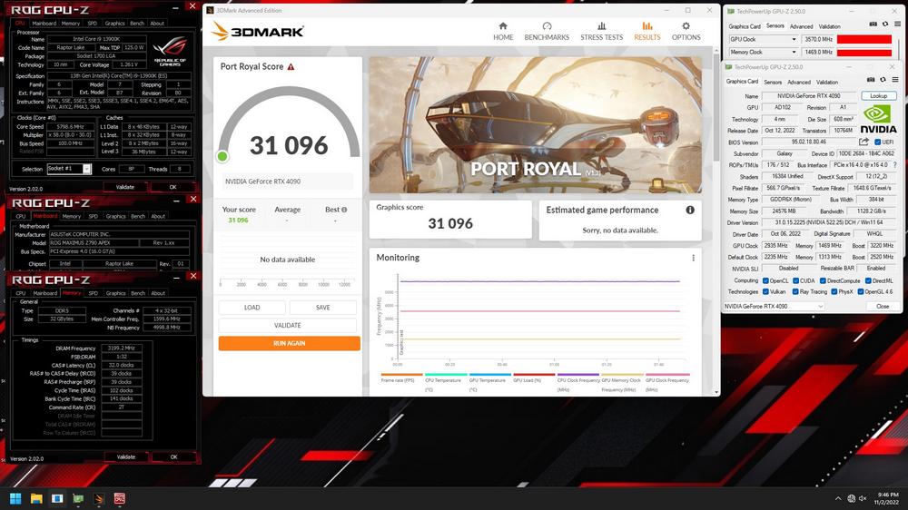 OGS - Galax RTX 4090 HOF - 3DMark Port Royal