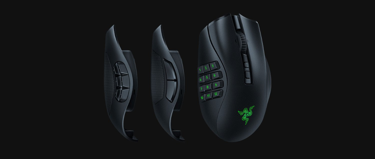 Razer Naga v2 Interchangable panels
