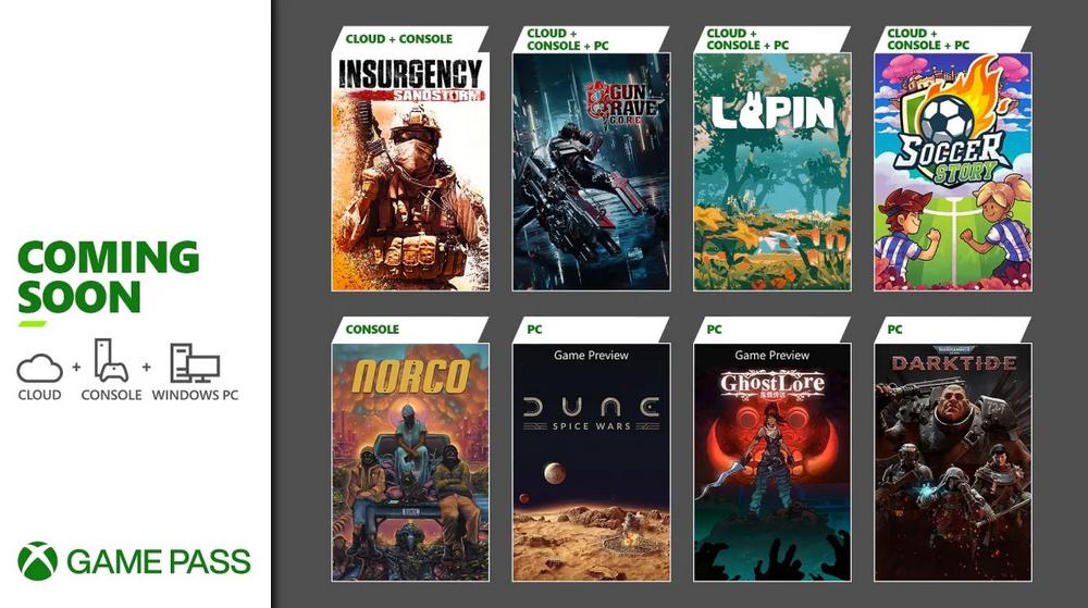 Xbox Game Pass November Games