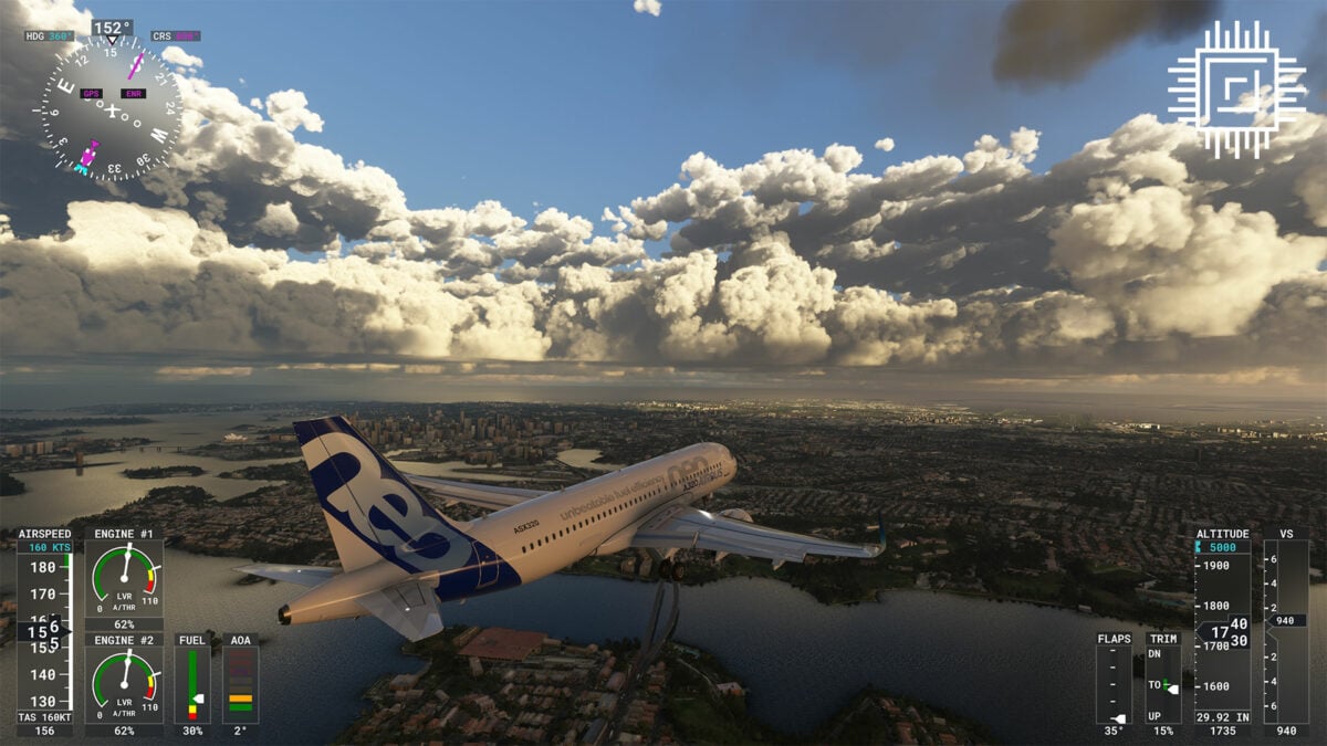 Microsoft Flight Simulator - DLSS on