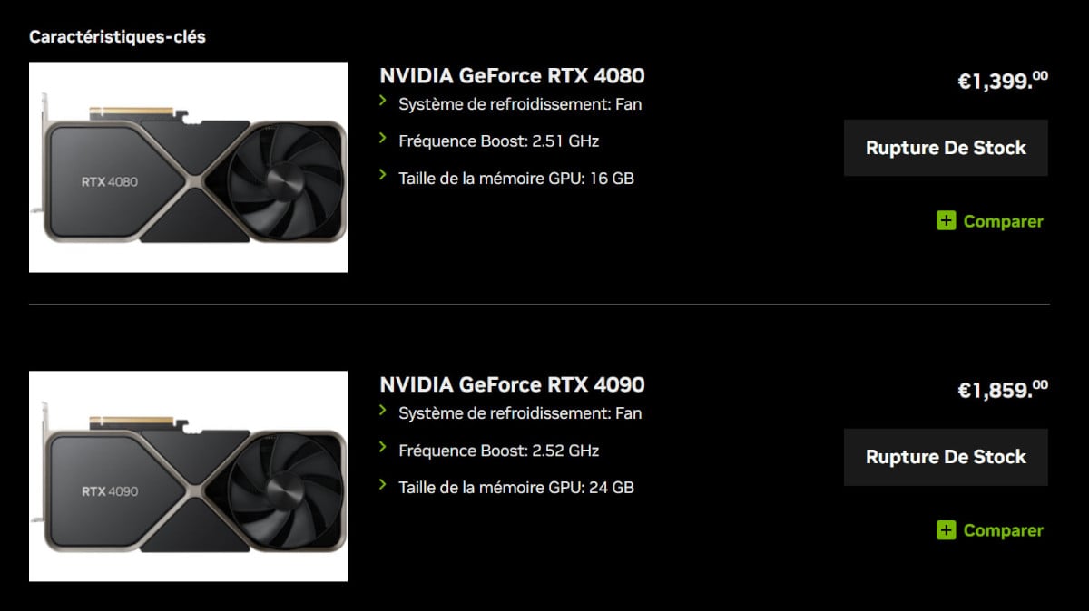 GPU Prices RTX 4080 EU