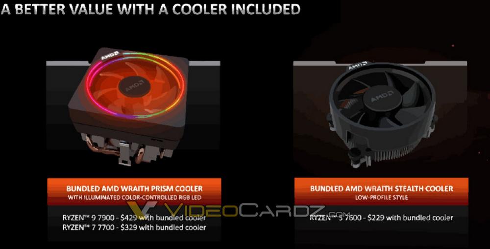 Ryzen 7000 non-X - Coolers