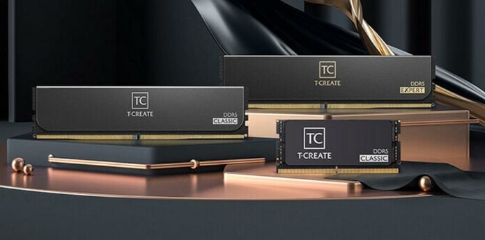 TeamGroup T-Create Expert and T-Create Classic DDR5