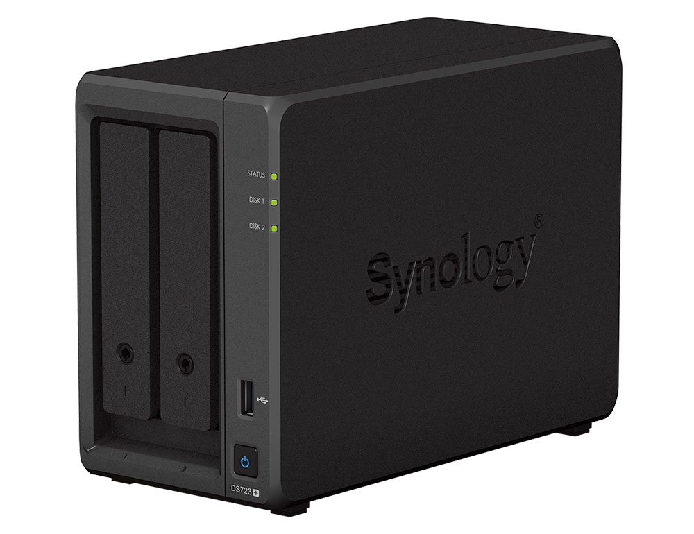 Synology DS723+ 2ベイ　HDD2TB 2台 Synology's DiskStation DS723+ is a capable dual-bay NAS