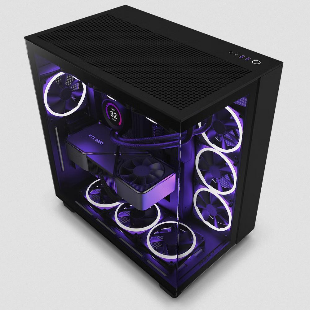 NZXT H9 Flow - Front Black