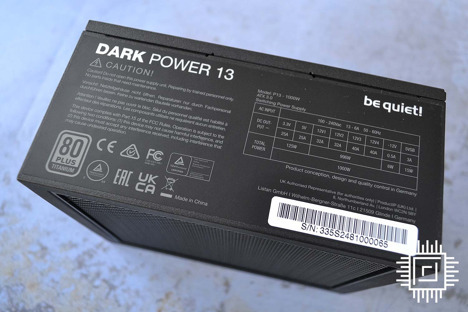 be quiet Dark Power 13 wattage