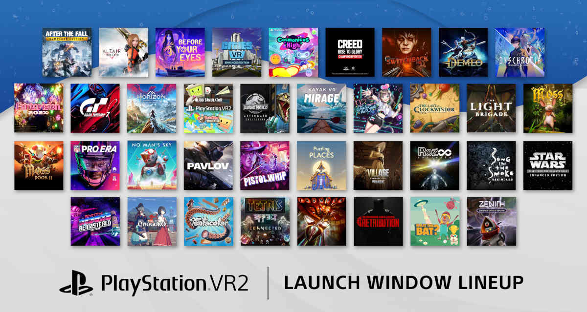 PlayStation VR2 Launch Lineup