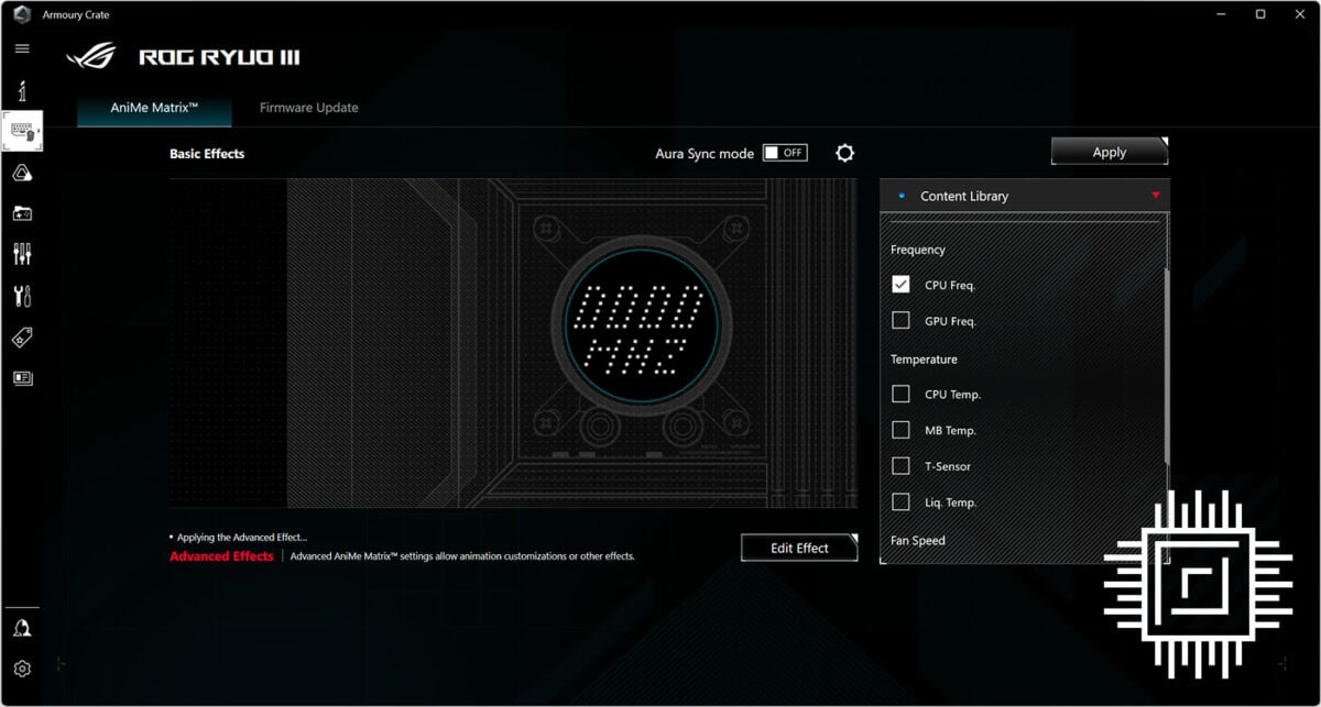 Asus ROG Ryuo III 360 ARGB - Armory Crate Vitals