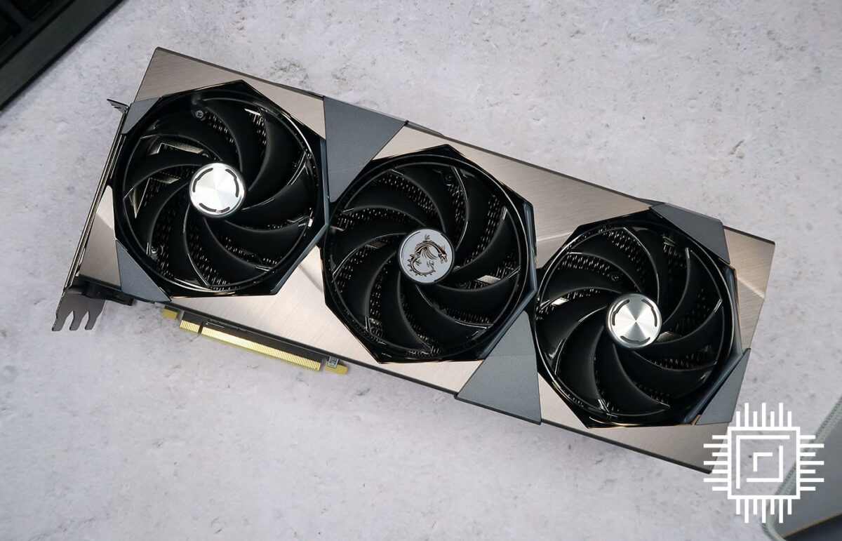 MSI GeForce RTX 4070 Ti Suprim X design