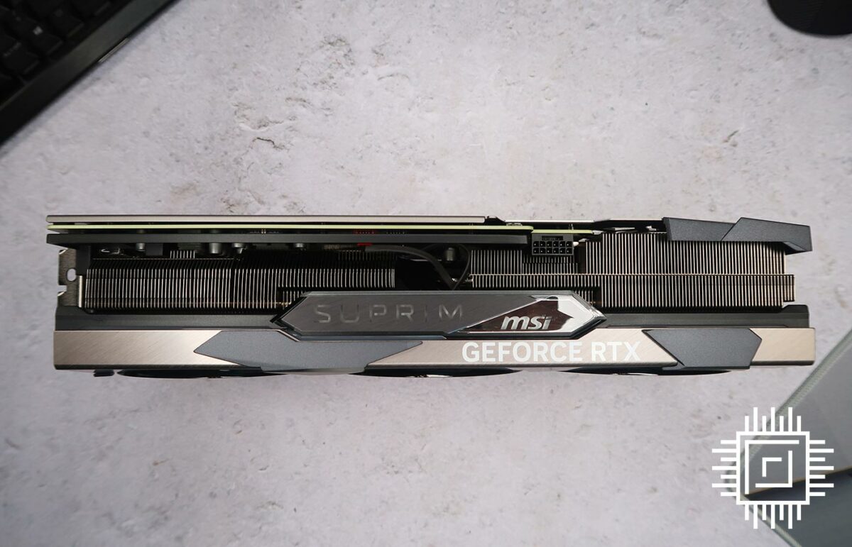 MSI GeForce RTX 4070 Ti Suprim X power connector