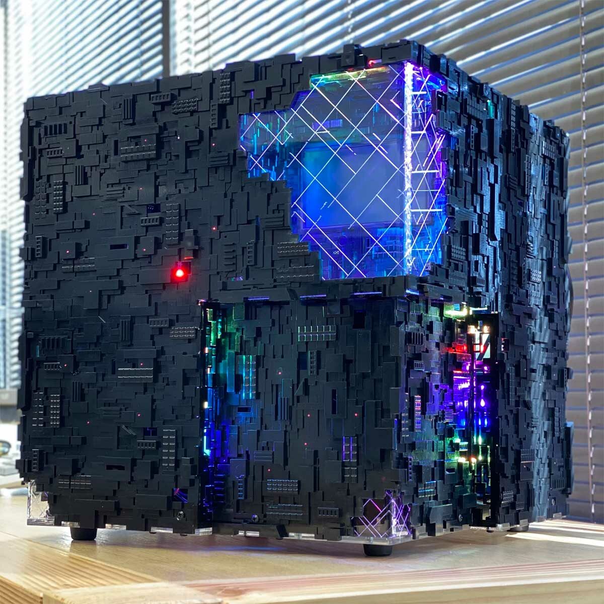 star trek borg computer case