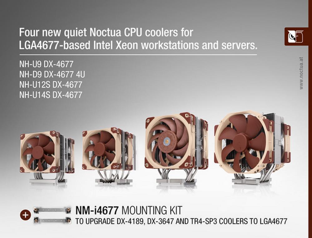 Noctua Coolers for Intel LGA4677 Socket