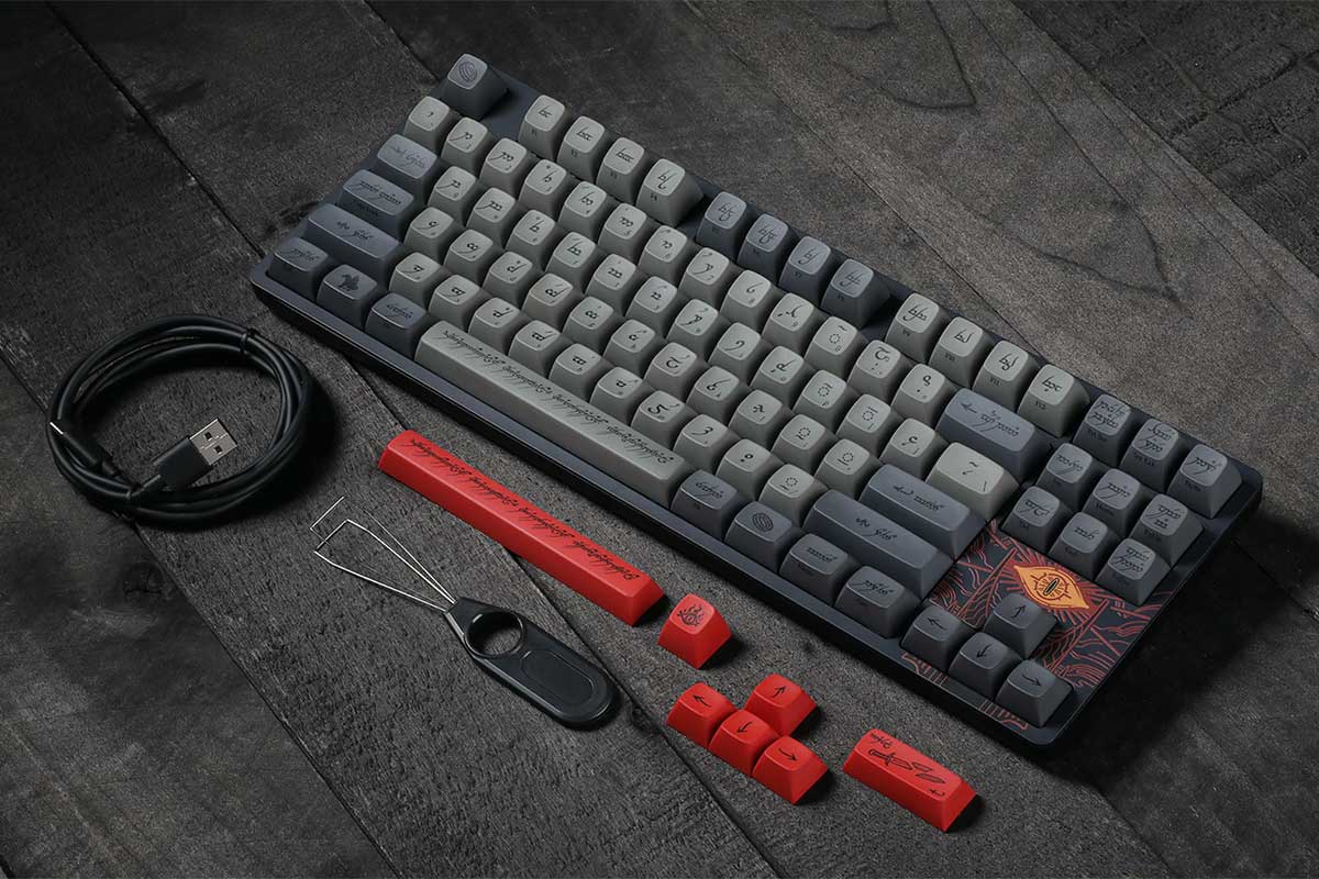 Drop + The Lord of the Rings Black Speech Keyboard