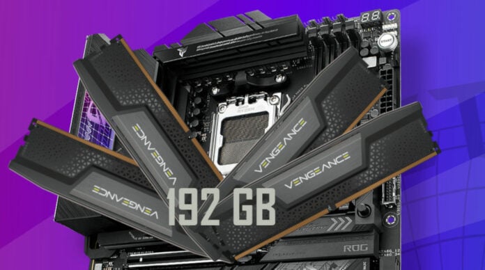 Asus X670E 192GB memory Asus X670E 192GB memory
