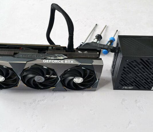 MSI RTX 4080 and A1000G PCIe 5 PSU