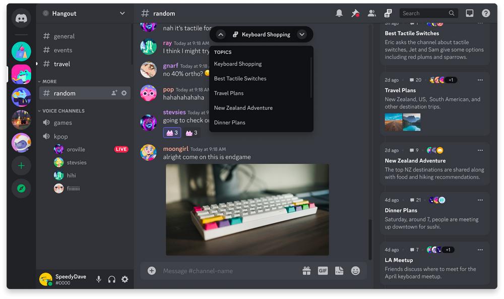 Discord AI conversation summaries